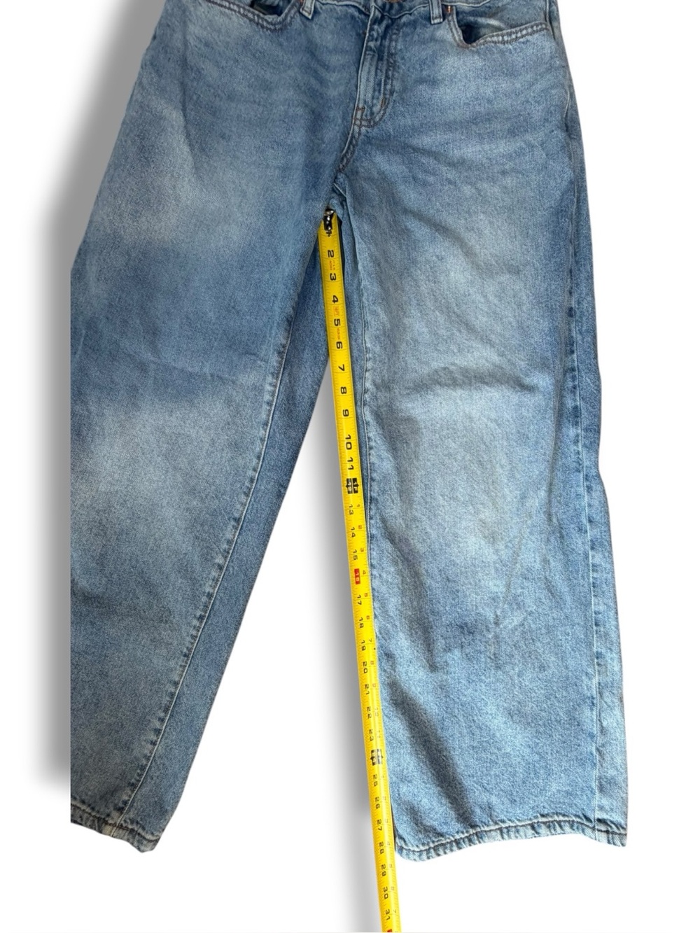wild fable Light Blue Baggy Wide Leg Jeans 8R - Picture 6 of 9